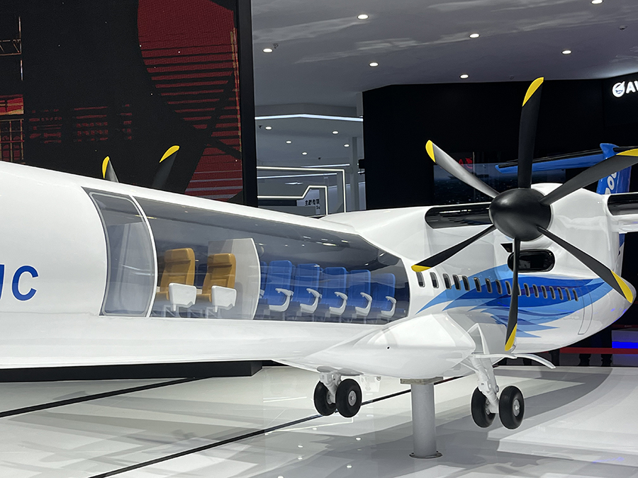 中国航空工业航展飞机模型